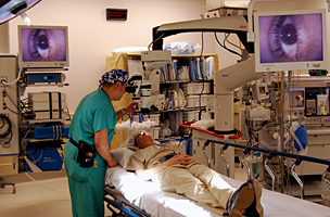 Photo of operating room at new Same Day Surgery Center