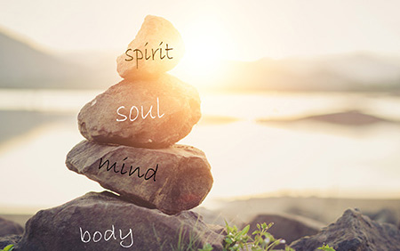 rock with spirit, soul, mind and body