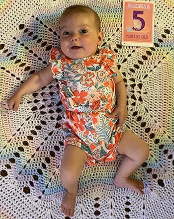 Heidi Carson at 5 months old