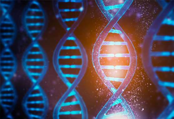 Genomic Medicine Logo, DNS helix