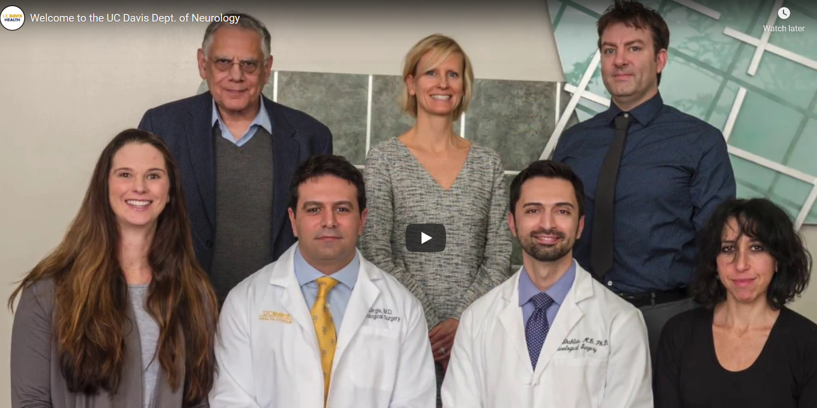 WATCH VIDEO - Neurology providers in a group