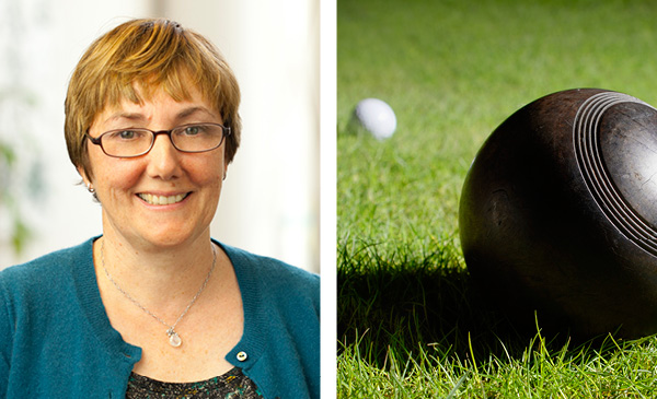 Janice Bell was one of a four-woman team, awarded an international silver medal for Lawn Bowling in 2015.
