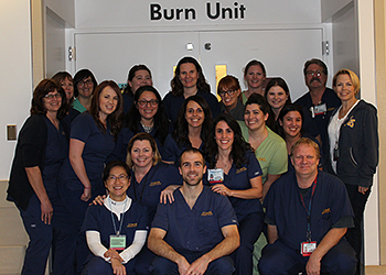 Members of the Burn Unit at UC Davis Medical Center