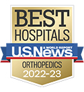 A U.S. News & World Report Best hospital in orthopedics