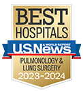 A U.S. News & World Report Best Hospital, Pulmonology