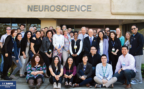 Group shot of neuroscience team