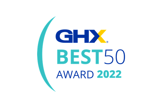 GHX Best 50 2022 Award Logo